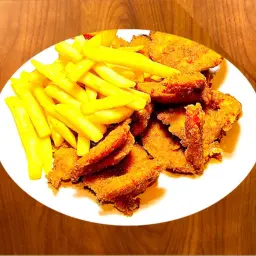 Crispy Fried Prawn with Potato